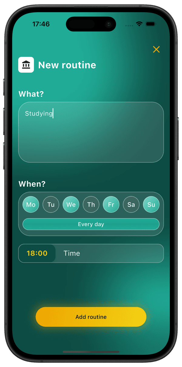 Progress Tracker View